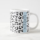 Search for black leopards mugs Snow leopard