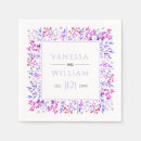Search for lavender wedding napkins Boho