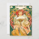 Search for art nouveau invitations Woman