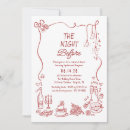 Search for fun rehearsal dinner invitations Retro