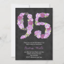 Search for 95th birthday invitations Flowers