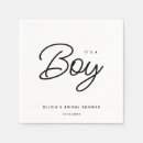Search for baby boy shower napkins Elegant