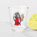 Search for santa claus shot glasses Xmas