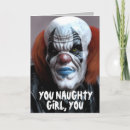Search for evil clown cards Horror