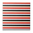 Search for black red white pattern tiles Stripes