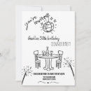 Search for black and white dinner party invitations Simple