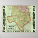 Search for texas railroads posters Map