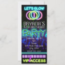 Search for glow in the dark dance invitations Glowing