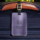 Search for metal luggage tags Monogrammed
