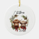 Search for cow christmas tree decorations Festive