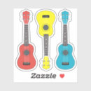 Search for ukulele guitar stickers Band