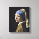 Search for vermeer canvas prints Pearl earring