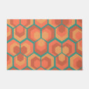 Search for hexagon doormats Red
