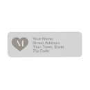 Search for anniversary return address labels Heart