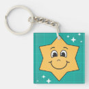 Search for smiling face key rings Blue