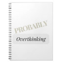 Search for anxiety notebooks Overthinking