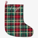 Search for red and green christmas stockings Stripes