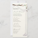Search for menu for wedding enclosure cards Elegant