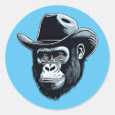Search for funny gorilla stickers Ape