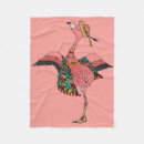 Search for cute pink flamingo blankets Girly