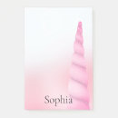 Search for unicorn post it notes Girly