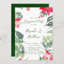 Search for christmas engagement party invitations Watercolor
