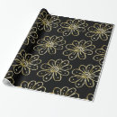 Search for gold foil wrapping paper Floral