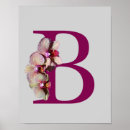 Search for monogram b posters Flower