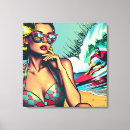 Search for blonde canvas prints Retro