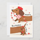 Search for funny dachshund birthday cards Sausage dog birthday