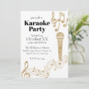 Search for musical night invitations White