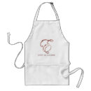 Search for monogram e aprons Elegant