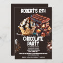 Search for dessert party invitations Chocolate
