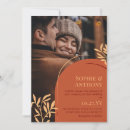 Search for rust wedding invitations Modern
