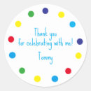 Search for sprinkles thank you stickers Colourful