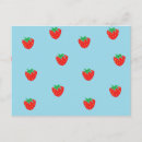 Search for strawberries postcards Cute