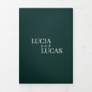 Search for emerald green wedding programmes Formal