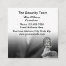 Search for security business cards Network
