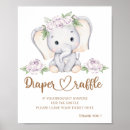 Search for diaper raffle posters Watercolor