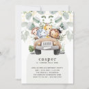 Search for baby safari birthday invitations Jungle animals