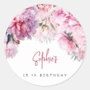 Search for sophisticated stickers Birthday