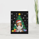 Search for shetland sheepdog christmas cards Santa claus