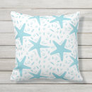 Search for starfish cushions Aqua blue