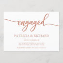 Search for rose engagement party invitations Calligraphy