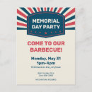 Search for memorial gathering invitations Barbecue