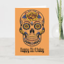 Search for sugar skull birthday cards Mexico