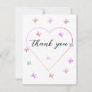 Search for pink butterfly thank you cards Girl
