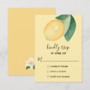 Search for lemons rsvp cards Watercolor