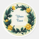 Search for yellow flower stickers Decorative