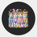 Search for easter cat stickers Watercolor